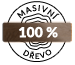 100% masivní dřevo
