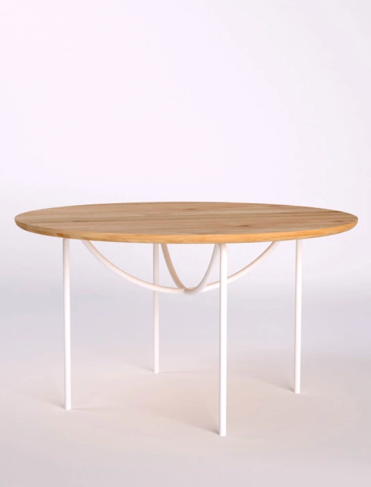 Dubový konferenční stolek Ław15