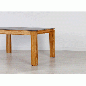 Rozsouvací dubový stůl 22 / Ultrakompaktní povrch DEKTON