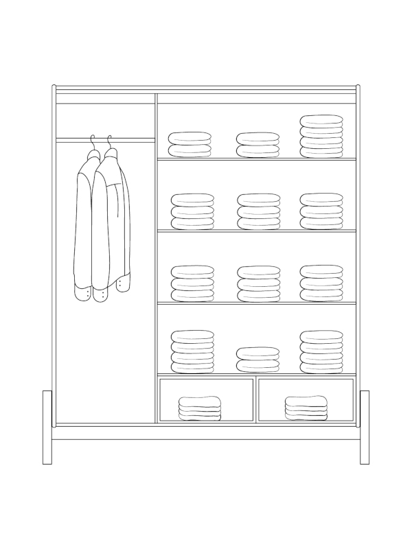 Wardrobe konstruction