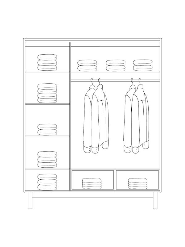Wardrobe konstruction
