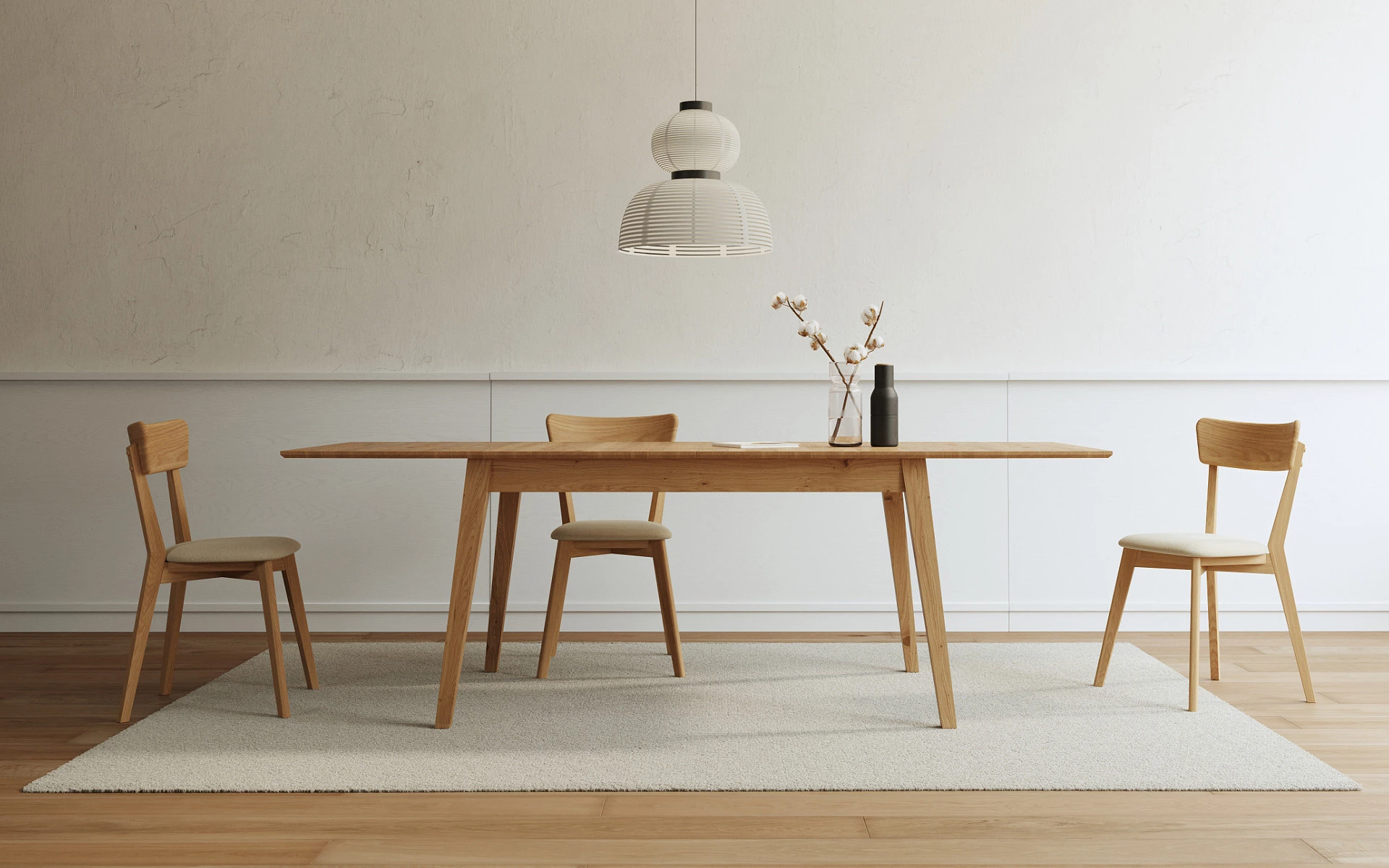 Dubové stoly a židle 100% masivní dřevo